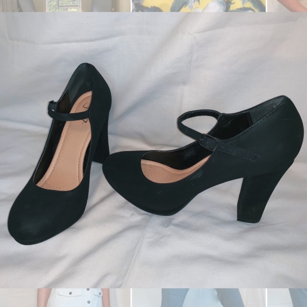 Black heels